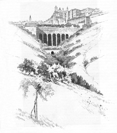 Urbino, 1886 av Joseph Pennell