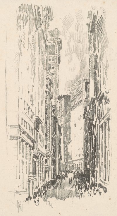 William Street av Joseph Pennell