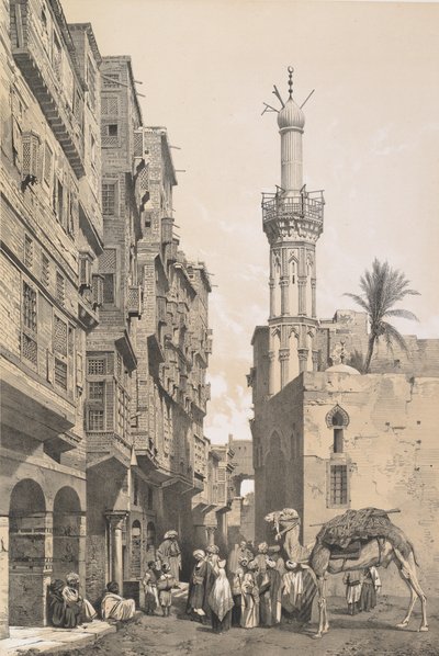 88. En gate i Rosette, 1843. av Joseph Philibert Girault De Prangey