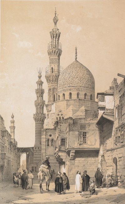 Moskeen, Kairo, 1843. av Joseph Philibert Girault De Prangey