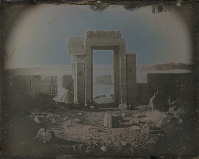 Horus tempel, Edfu, 1842-44. av Joseph Philibert Girault De Prangey