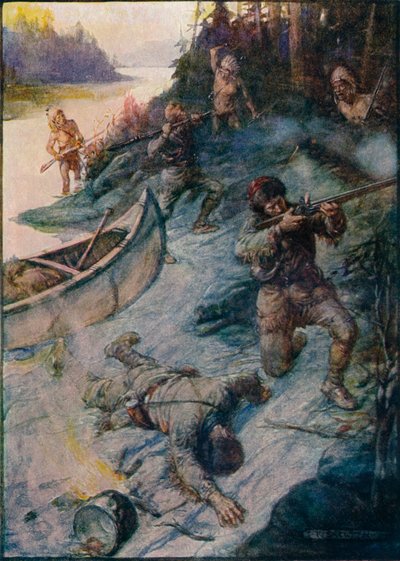 No Man Was Safe, No Life Was Safe, 1908, c1920 av Joseph Ratcliffe Skelton