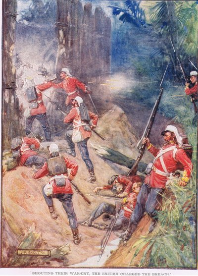 Britene ropte krigsropet deres anklaget bruddet av Joseph Ratcliffe Skelton