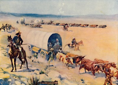Voortrekkerne, 1909 av Joseph Ratcliffe Skelton