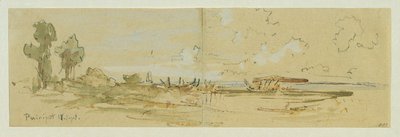 Uferlandschaft der Insel Puinipet (Ponape), Carolineøyene av Joseph Selleny