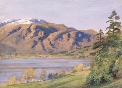 Coniston (wc på papir) av Joseph Severn