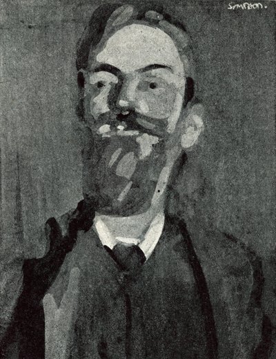 George Bernard Shaw av Joseph Simpson