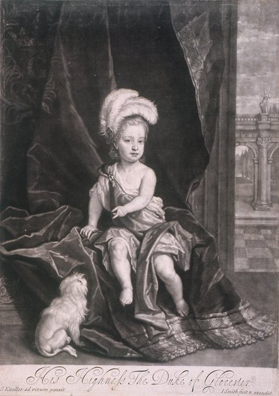 William, hertug av Gloucester, som barn, c1720 av Joseph Smith