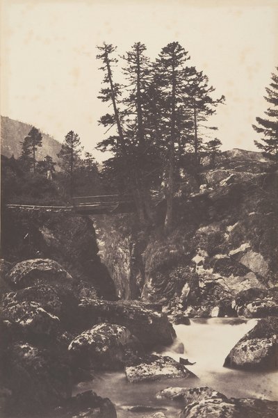 Cauterets, Spanias bro, 1853. av Joseph Vigier