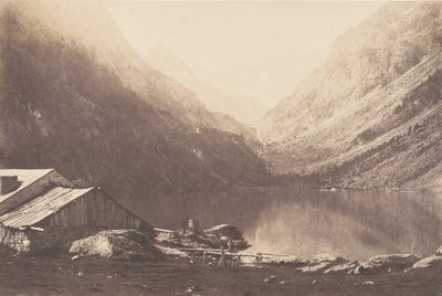 Gaube-sjøen, Cauterets, 1853. av Joseph Vigier