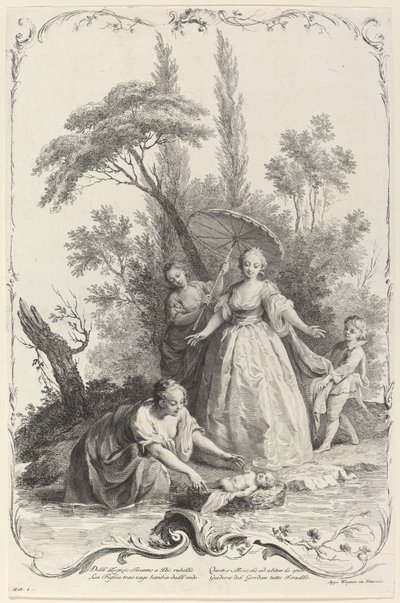 Funnet av Moses av Joseph Wagner