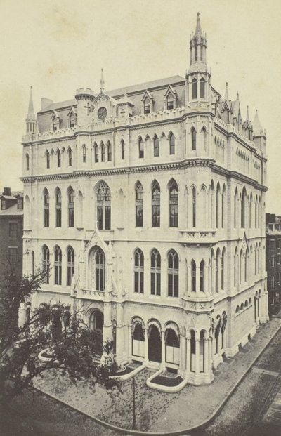 New Masonic Temple, Boston, 1860-tallet. av Joseph Ward