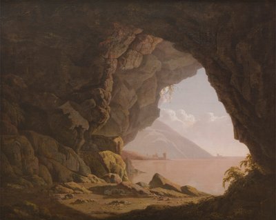 Cavern, nær Napoli av Joseph Wright of Derby