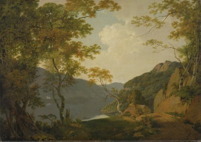Lake Scene av Joseph Wright of Derby