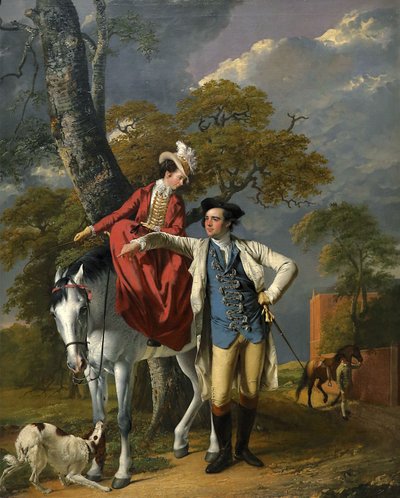 Herr og fru Thomas Coltman, ca. 1770-72 av Joseph Wright of Derby
