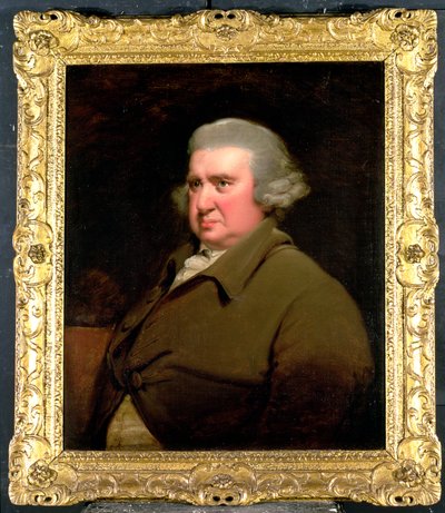 Portrett av Dr Erasmus Darwin, (1731-1802) vitenskapsmann, oppfinner og poet, bestefar til Charles Darwin, 1792-93 (se også 5516) av Joseph Wright of Derby