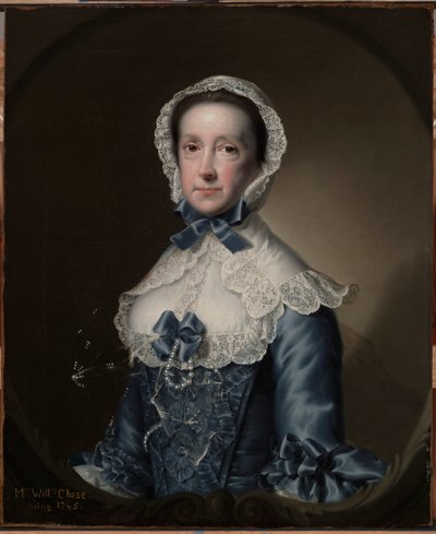 Portrett av Mrs. William Chase, Sr. av Joseph Wright of Derby