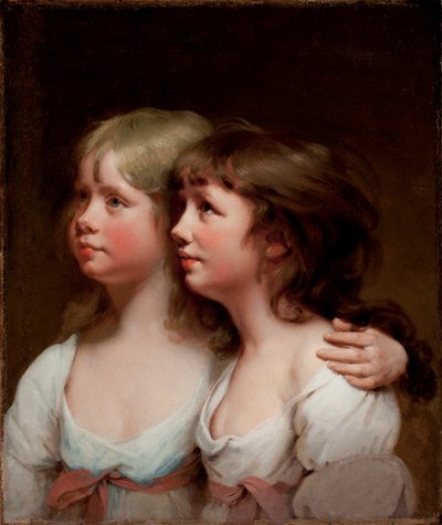 Portrett av Sarah og Ann Haden av Joseph Wright of Derby