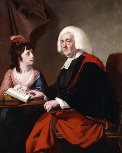Portrett av pastor Thomas Wilson D.D. og hans adopterte datter, frøken Catherine Mcauley, av Joseph Wright of Derby