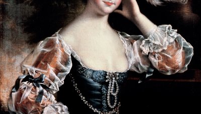 Susanna Hope (detalj av 1194) av Joseph Wright of Derby