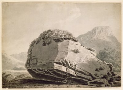 Bowderstone Borrowdale av Joseph Wright of Derby