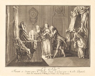 Kveld av Joseph de Longueil after Charles Eisen