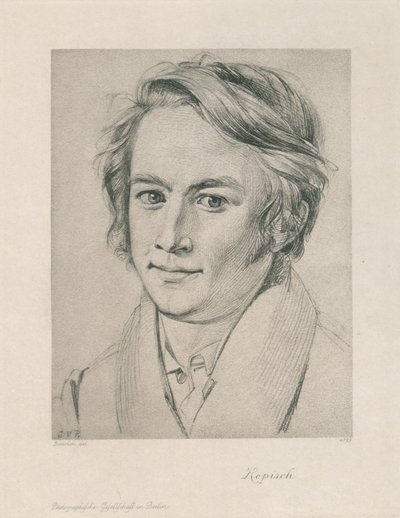 Portrett av mann av Joseph von Fuhrich