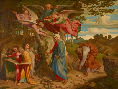 Marias tur over fjellene av Joseph von Fuhrich