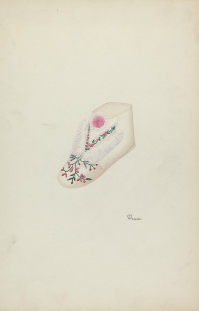 Babys sko, ca. 1938. av Josephine C. Romano