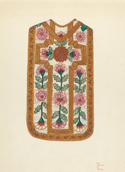 Kirkelig vesen, ca. 1939 av Josephine C. Romano