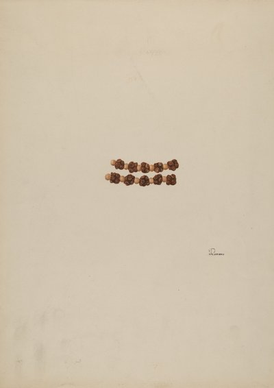Rosenkransperler, ca. 1940. av Josephine C. Romano