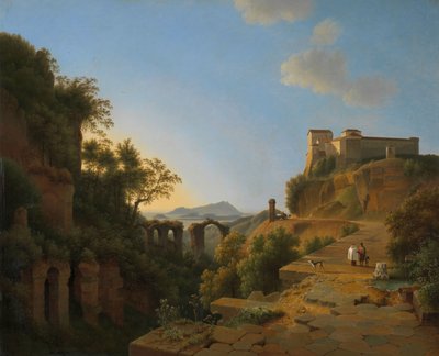 Napolibukten med øya Ischia i det fjerne Napolibukten, med øya Ischia i bakgrunnen av Josephus Augustus Knip