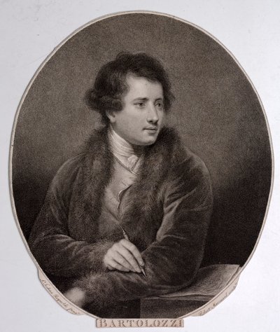 Francesco Bartolozzi , italiensk gravør (gravering) av Joshua (after) Reynolds