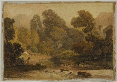 En scene nær Lodore, Cumberland av Joshua Cristall