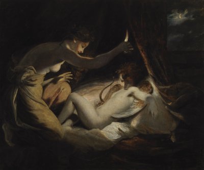 Amor og psyke, ca. 1789 av Joshua Reynolds