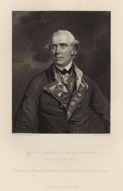 Ærede Samuel Barrington av Joshua Reynolds
