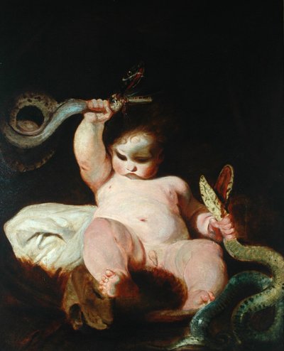 Herkules spedbarn av Joshua Reynolds