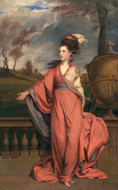 Jane Fleming, senere grevinne av Harrington, ca. 1778-79 av Joshua Reynolds