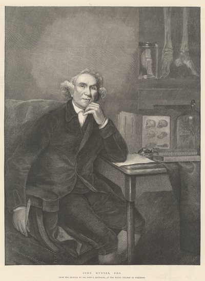 John Hunter, FRS av Joshua Reynolds