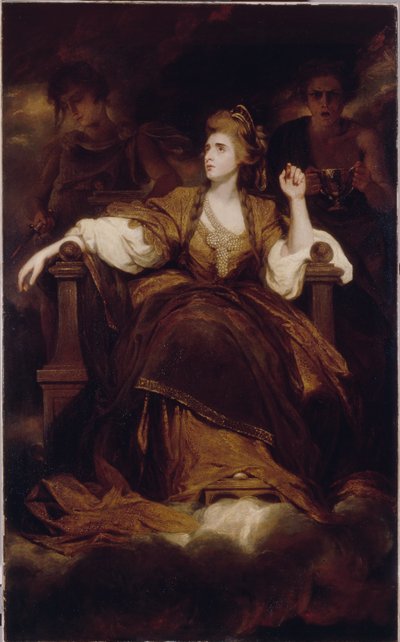 Fru Siddons som den tragiske musen av Joshua Reynolds