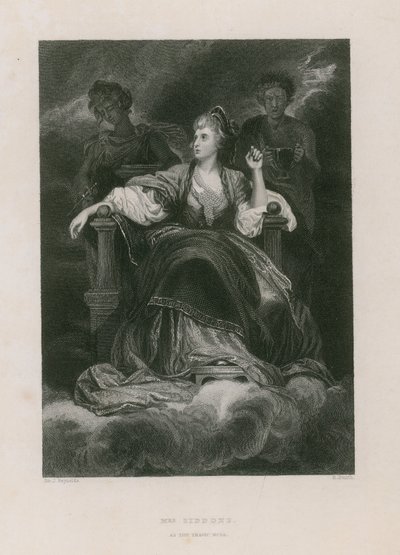 Mrs Siddons som den tragiske musen av Joshua Reynolds