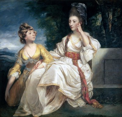 Mrs Thrale og hennes datter Hester (Queeney) 1777-78 av Joshua Reynolds