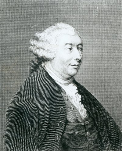 Portrett av David Hume, gravert av William Henry Worthington av Joshua Reynolds