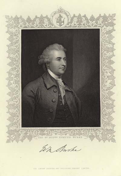 Portrett av Edmund Burke av Joshua Reynolds