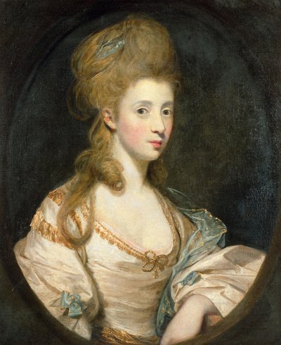 Portrett av fru John Musters ca. 1777-80 av Joshua Reynolds