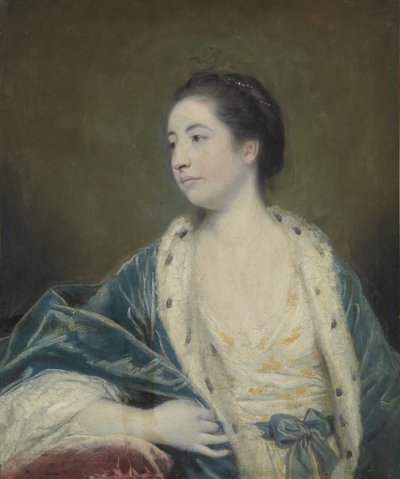 Portrett av en kvinne. av Joshua Reynolds