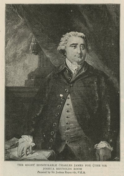 Høyre ærede Charles James Fox av Joshua Reynolds