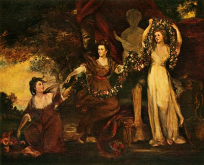 De tre nåder, 1773, c1912 av Joshua Reynolds