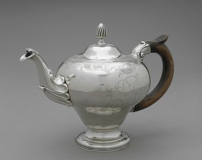 Tekanne, 1755-75 (sølv) av Joshua Richardson