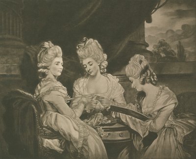 Damene Waldegrave av Joshua after Reynolds